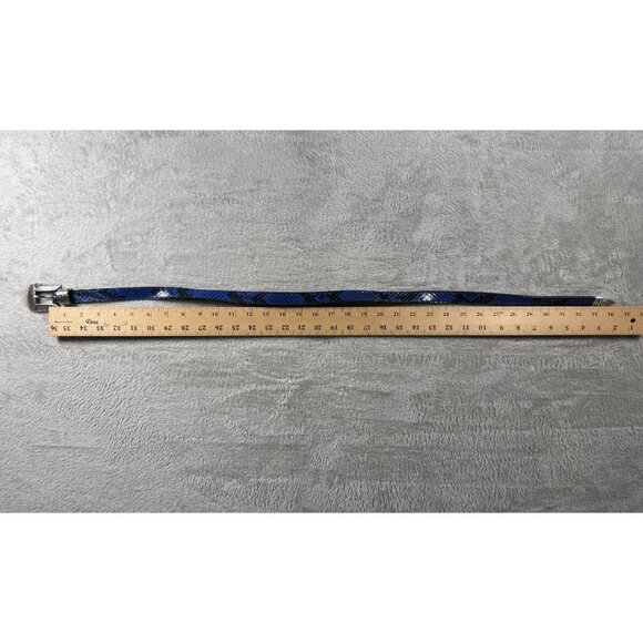 Thin Kim Belt Python Printed Calfskin 26-30\